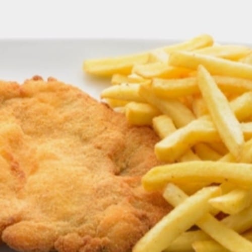 Milanesa De Pollo De Niño.