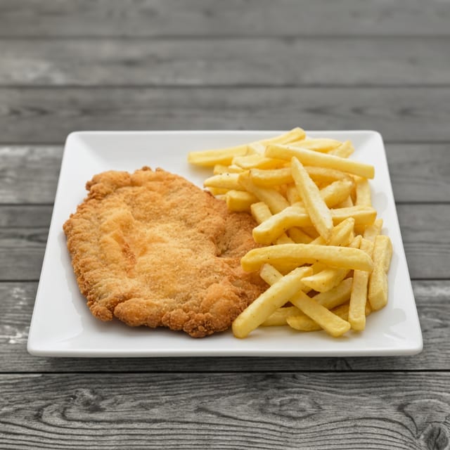 Milanesa De Pollo De Niño.