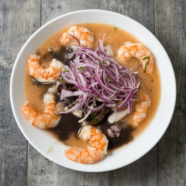 CEVICHE DE CAMARON.